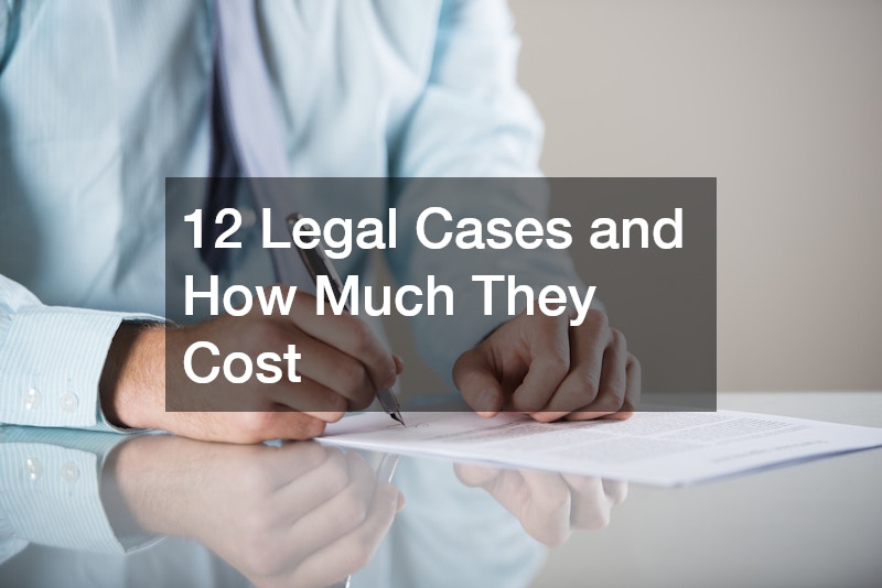 12 Legal Cases and How Much They Cost